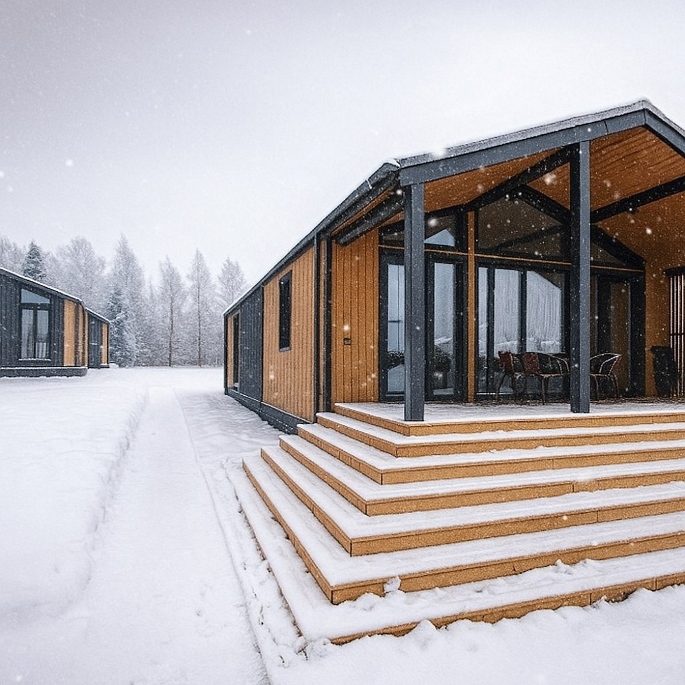 Барнхаус с личной сауной и мангальной зоной